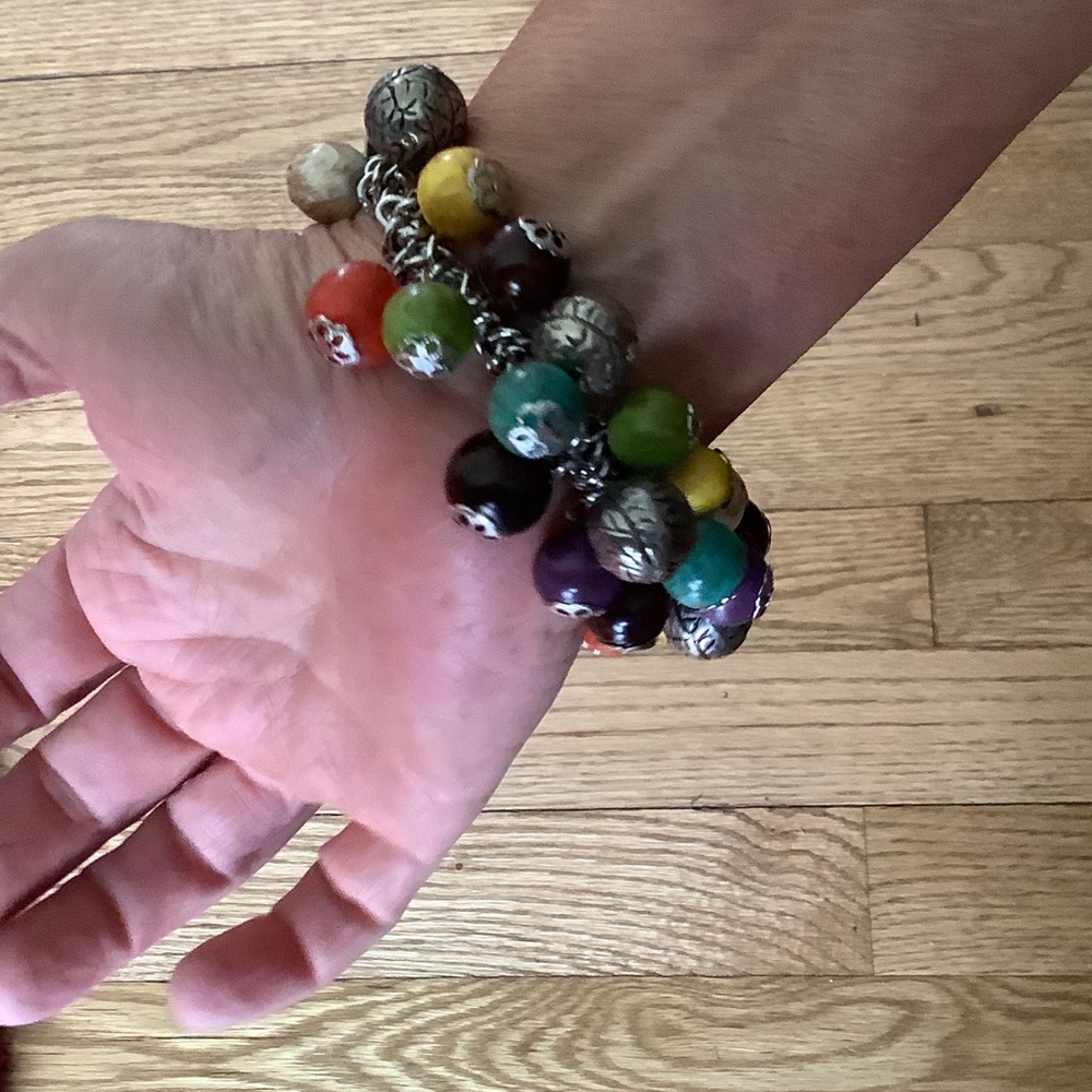 Fun multi color bangle bracelet